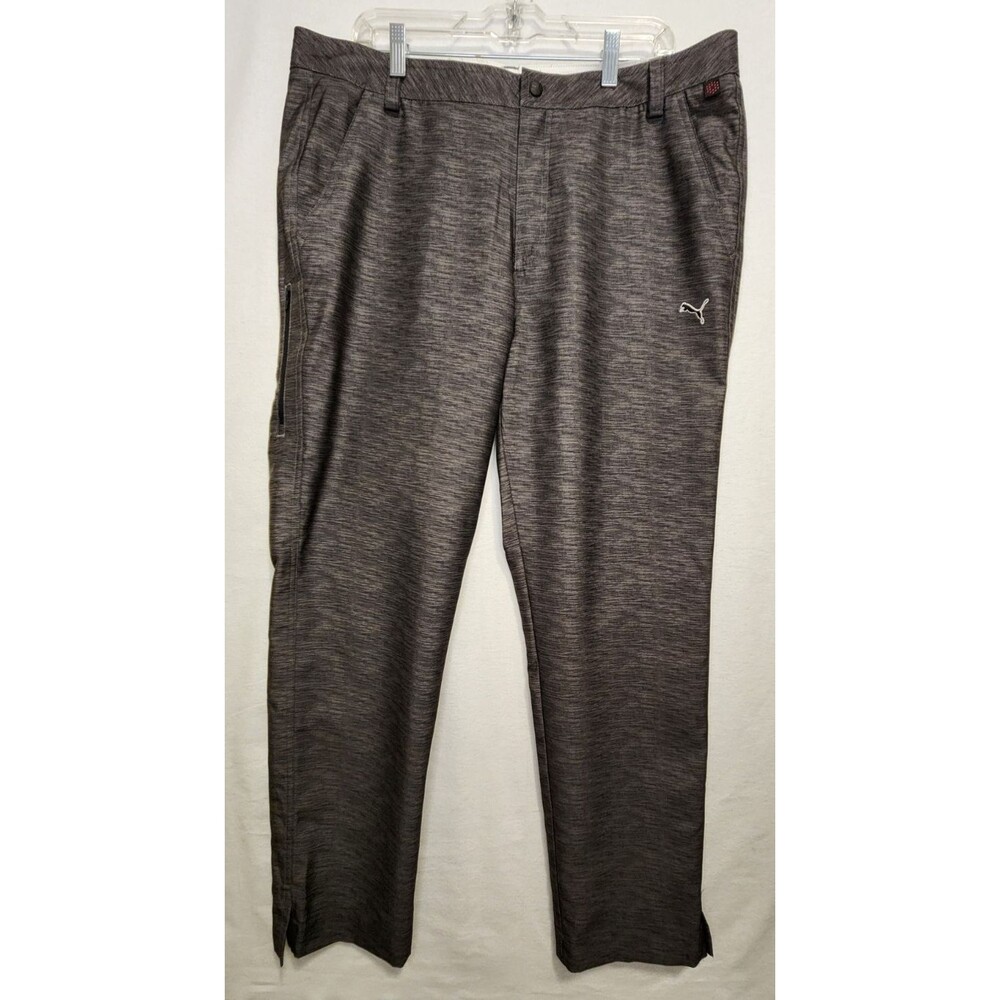 Puma Men's Gray Golf Pants 38x32 Athleisure Coach Athletic